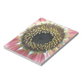 Hübsch rosa Sonnenblumen Notepad Notizblock (Rotiert)