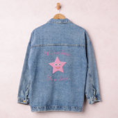 Hübsch rosa Sternchen Jeansjacke (Hangar)