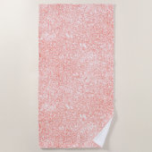 Hübsch rosa strandtuch (Vorderseite)