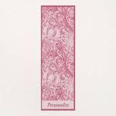 Hübsch rosa Swirbeldesign Zen Yoga Namaste Yogamatte (Vorderseite)