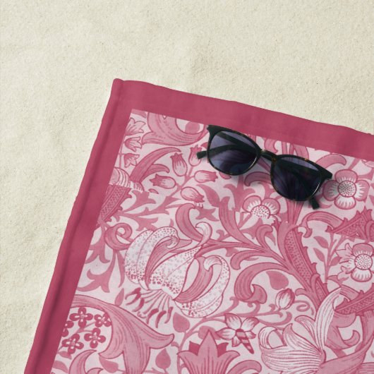 Hübsch rosa Swirt Design Grosser Pool Strandtuch (Beispiel)