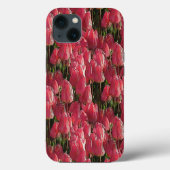 Hübsch-rosa Tulips Case-Mate iPhone Hülle (Rückseite)