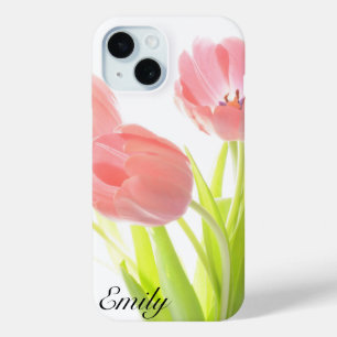 Hübsch-rosa Tulips   Custom Floral Case-Mate iPhone Hülle