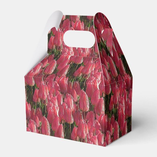 Hübsch-rosa Tulips Geschenkschachtel (Vorderseite)