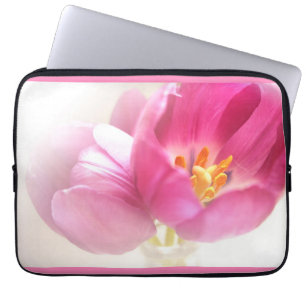 Hübsch-rosa Tulips Laptopschutzhülle