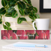 Hübsch-rosa Tulips Namensplakette