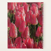 Hübsch-rosa Tulips Planer (Rückseite)