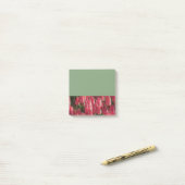 Hübsch-rosa Tulips Post-it Klebezettel (Auf Schreibtisch)