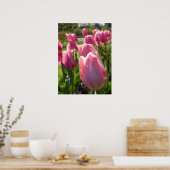 Hübsch-rosa Tulips Poster (Küche)