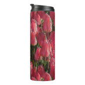 Hübsch-rosa Tulips Thermosbecher (Nach rechts gedreht)