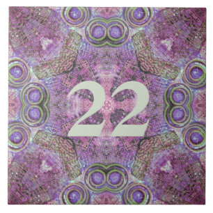 Hübsch-rosa und Lila Muster Fliese