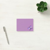 Hübsch rosa und Lila Schmetterlinge Post-it Klebezettel (Büro)