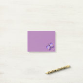 Hübsch rosa und Lila Schmetterlinge Post-it Klebezettel (Auf Schreibtisch)
