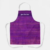 Hübsch rosa und Lila Streifen Schürze (Vorderseite)