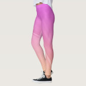 Hübsch rosa und orange glänzend leggings (Links)