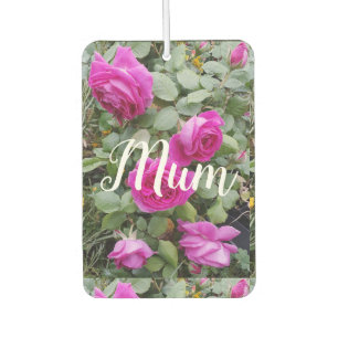 Hübsch Rosa Vintage Rose Blume Geburtstagsmutter Autolufterfrischer