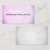 Hübsch rosa visitenkarte (Vorne/Hinten)