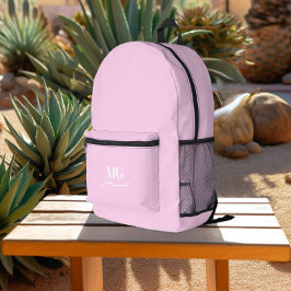 Hübsch rosa Weibchen Mit Monogramm, Bedruckter Rucksack