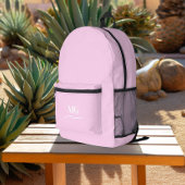 Hübsch rosa Weibchen Mit Monogramm, Bedruckter Rucksack