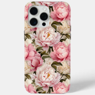 Hübsch-rosa-weiße Blütenbäume-Designer kräftig Case-Mate iPhone Hülle