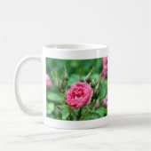 hübsch-rosa-wilde Rose Knospen und Blume Kaffeetasse (Links)