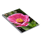 Hübsch rosa Zinnia-Notebook Notizblock (Rechte Seite)