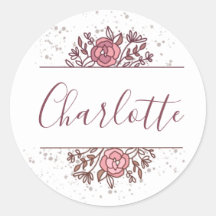 Hübsch rosafarbener Individuelle Name