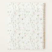 Hübsch rosafarbenes Floral Planer (Rückseite)
