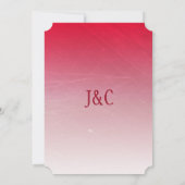 Hübsch Rose Bouquet Hochzeitseinladungen Einladung (Rückseite)