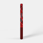 Hübsch Ruby Red Kariert Monogram Phone Case Samsung Galaxy Hülle (Rechte Seite)