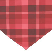 Hübsch Ruby Red Kariert Patterns Mittlerer Tischlä Mittelgroßer Tischläufer (Ecke)