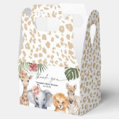 Hübsch Safari Baby Animals Baby Girl Dusche Geschenkschachtel (Geöffnet)