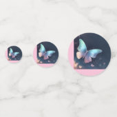 Hübsch schimmernde Schmetterlingsplattform Confett Konfetti (Vorderseiten)