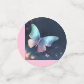 Hübsch schimmernde Schmetterlingsplattform Confett Konfetti (Klein Vorderseite)