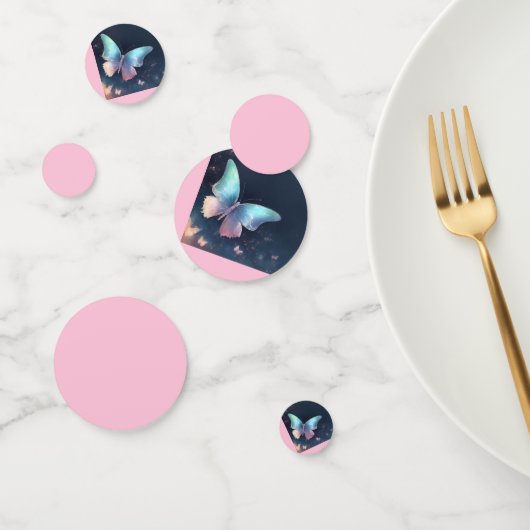 Hübsch schimmernde Schmetterlingsplattform Confett Konfetti (Gruppe)