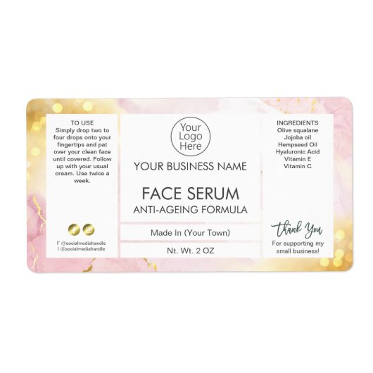 Hübsch schimmerndes rosafarbenes Haarbild-Serumeti (Vorne)