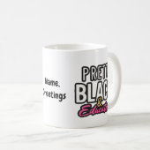 Hübsch, Schwarz & Gebildet feiert das Erbe mit Sto Kaffeetasse (VorderseiteRechts)