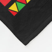 Hübsch Schwarz und erzogen Schwarze Geschichte Mon Fleecedecke (Ecke)