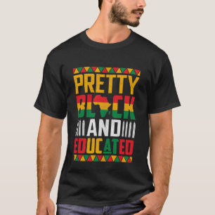 Hübsch Schwarz und Gebildet Afroamerikanische Schw T-Shirt