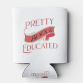 Hübsch Schwarz und gebildet Dosenkühler (Rückseite)