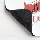 Hübsch Schwarz und gebildet Mousepad (Ecke)