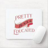 Hübsch Schwarz und gebildet Mousepad (Mit Mouse)