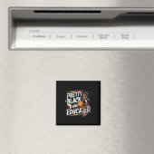 Hübsch Schwarz und gebildet Schwarze Geschichte Mo Magnet (In Situ (Geschirrspüler))