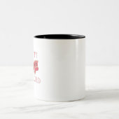Hübsch Schwarz und gebildet Zweifarbige Tasse (Mittel)