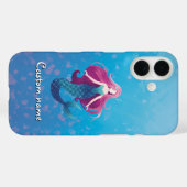Hübsch Sea Mermaid Personalisiert iPhone Case (Rückseite (Horizontal))