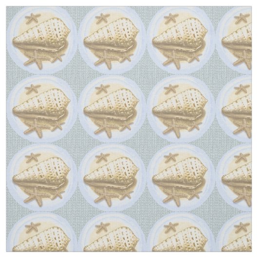 Hübsch Seashell Stoff (Muster)