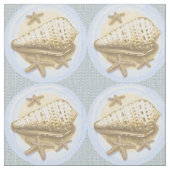 Hübsch Seashell Stoff (Nahaufnahme)