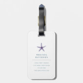 Hübsch Seashells - Gepäckmarke Gepäckanhänger (Rückseite vertikal)