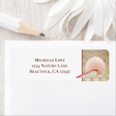 Hübsch Seashells Gold Mermaid Scales Beach Address (Insitu)