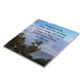HÜBSCH SERENITY PRAYER PALM TREE FOTO DESIGN FLIESE (Seite)